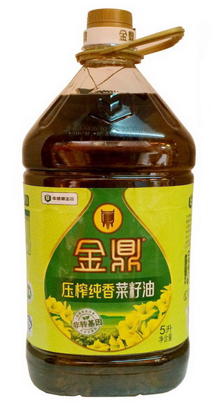 金鼎�赫ゼ�香菜籽油5L